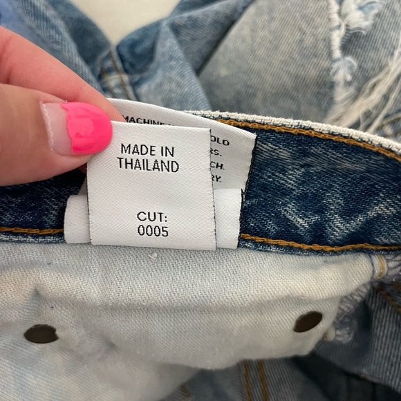 Boyish Blue Distressed Jean Shorts - Picture 10 of 11